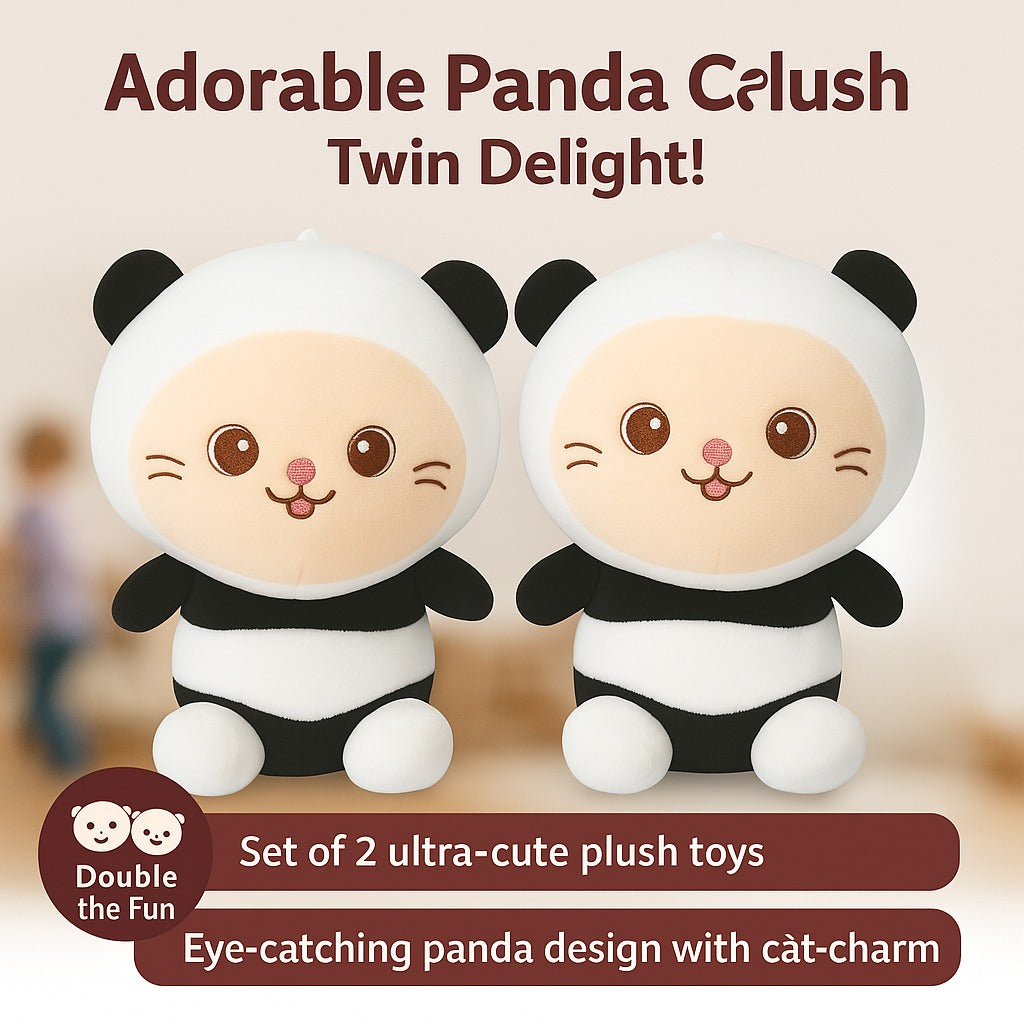 Soft toys - Panda cat